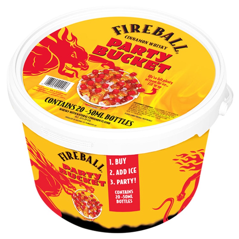 Fireball Cinnamon Whisky Party Bucket