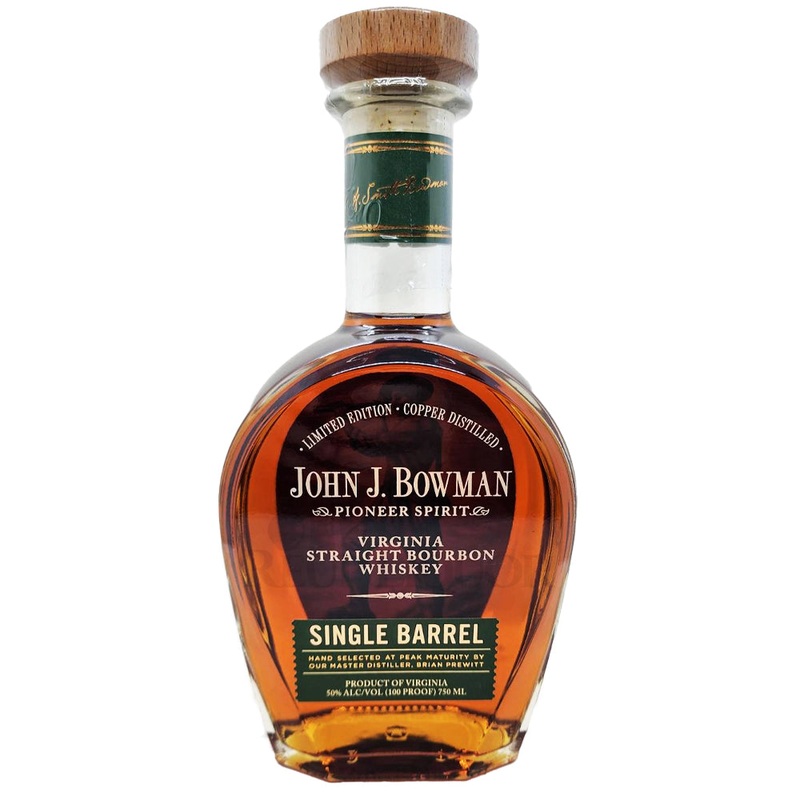 John J. Bowman Single Barrel Virginia Straight Bourbon