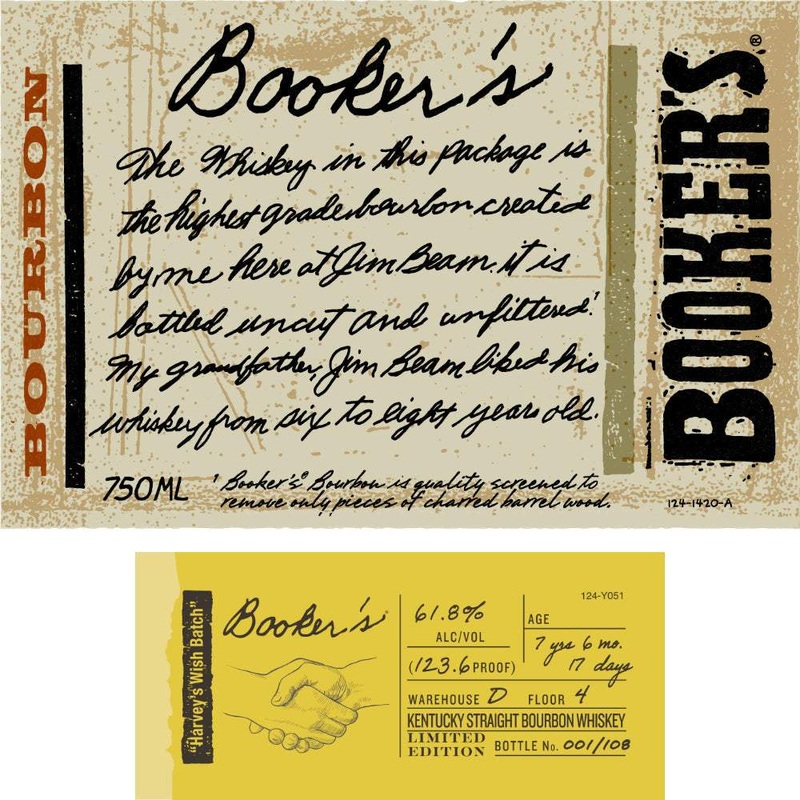 Bookers Harveys Wish Batch Limited Edition Bourbon Whiskey