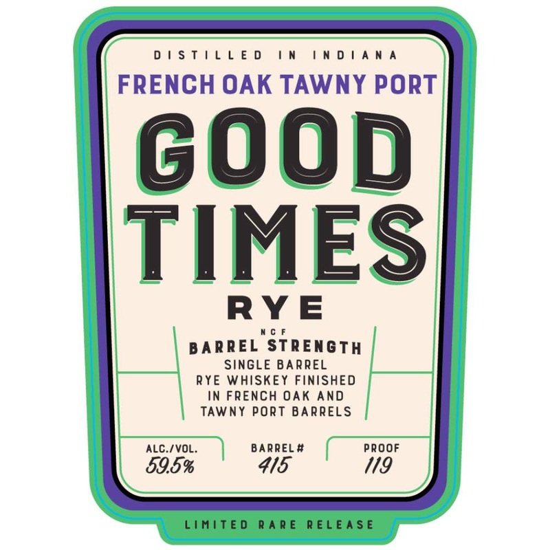 Good Times French Oak Tawny Port Barrel Strength Rye Whiskey