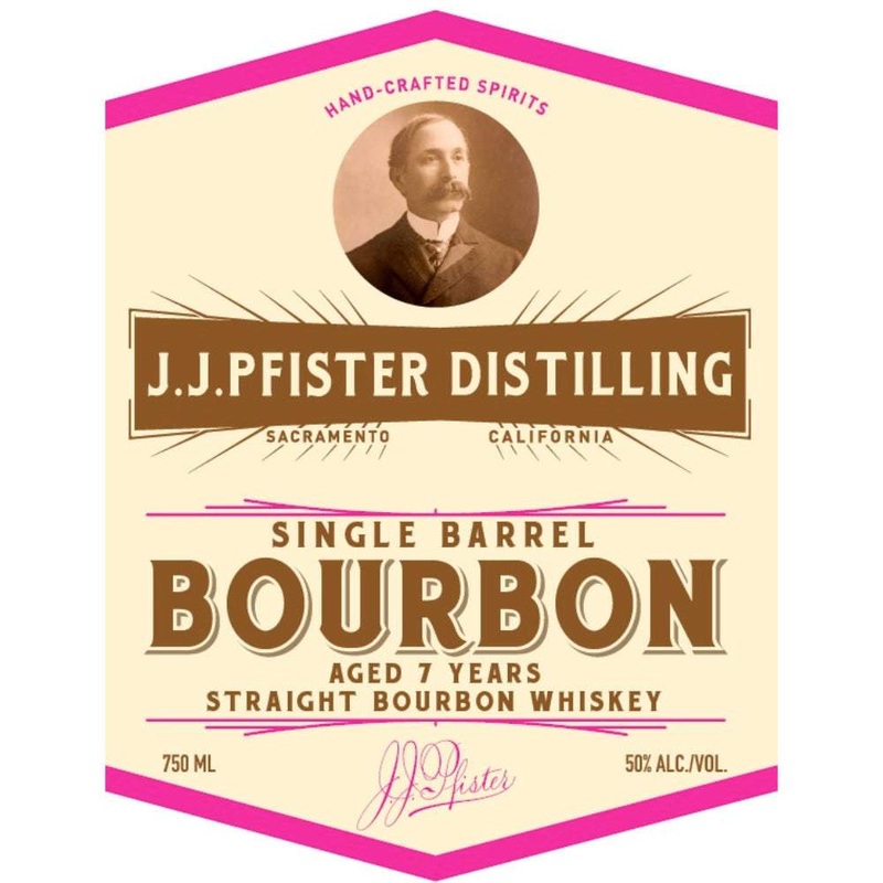 J.J. Pfister 7 Year Old Single Barrel Straight Bourbon Whiskey