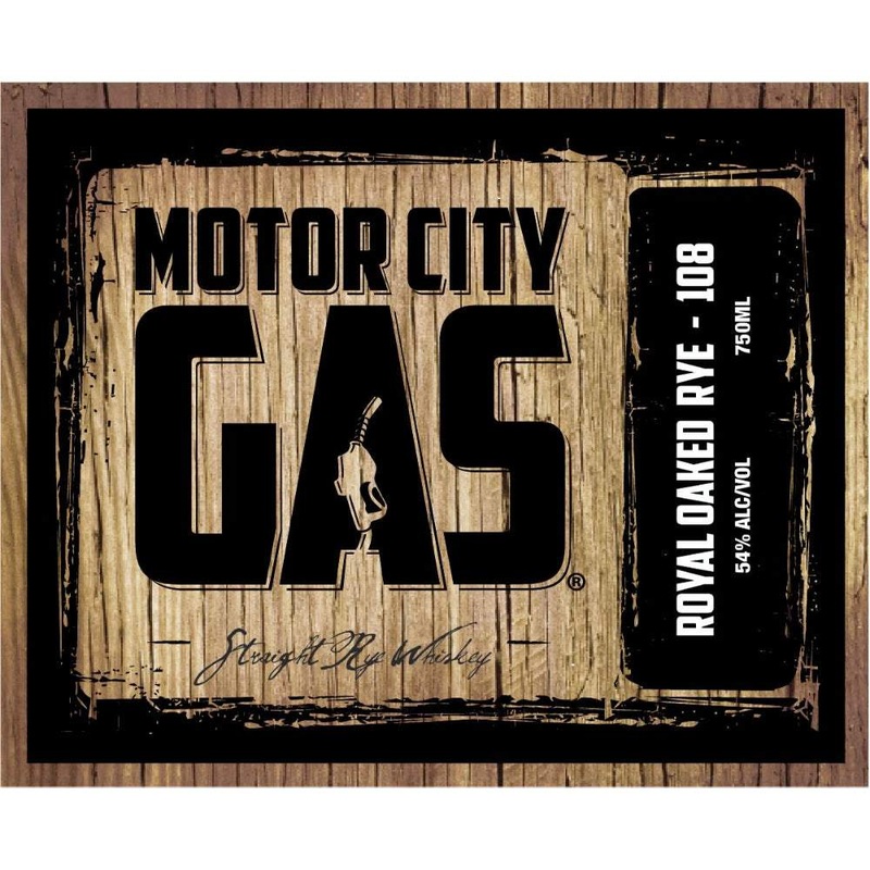 Motor City Gas Royal Oaked 108 Proof Straight Rye Whiskey