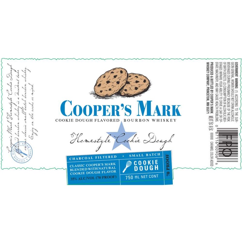Cooper’s Mark Cookie Dough Flavored Bourbon Whiskey
