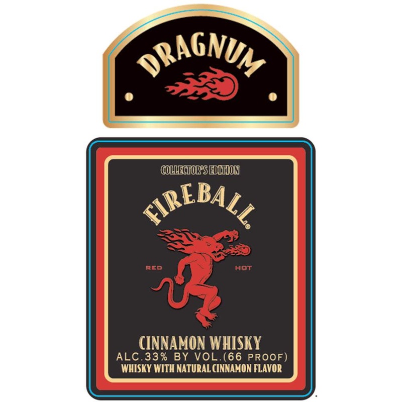 Fireball Dragnum Collectors Edition Cinnamon Whisky