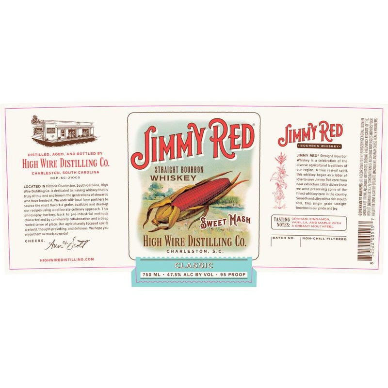 High Wire Jimmy Red Classic Sweet Mash Straight Bourbon Whiskey