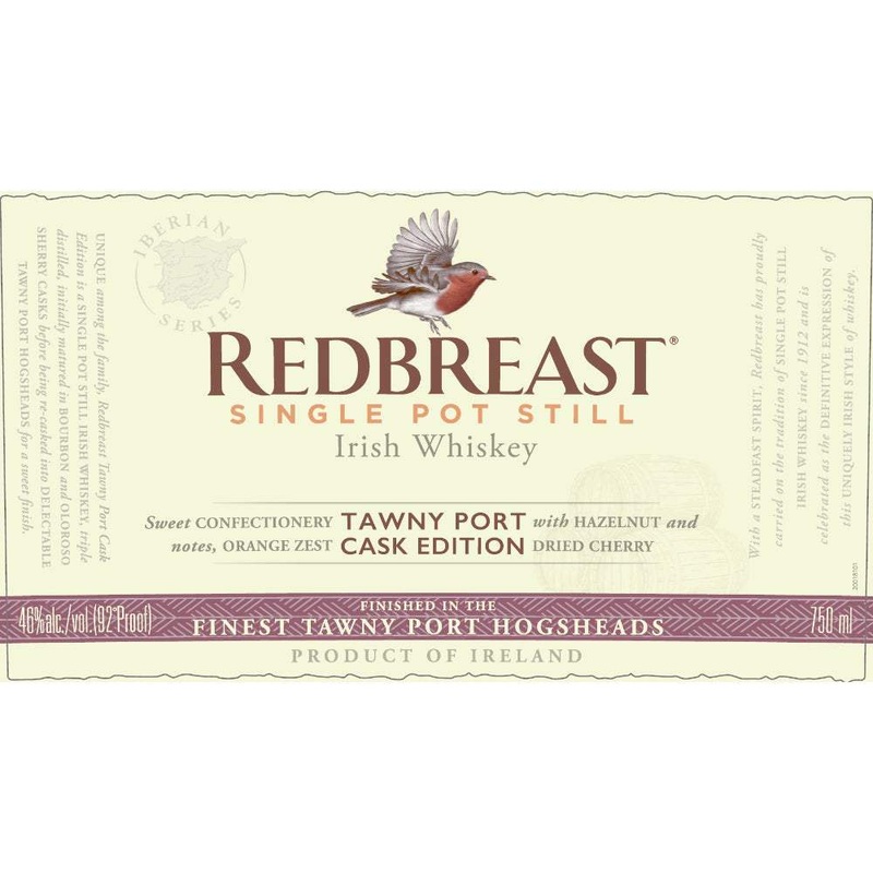 Redbreast Iberian Series Tawny Port Cask Edition Irish Whiskey