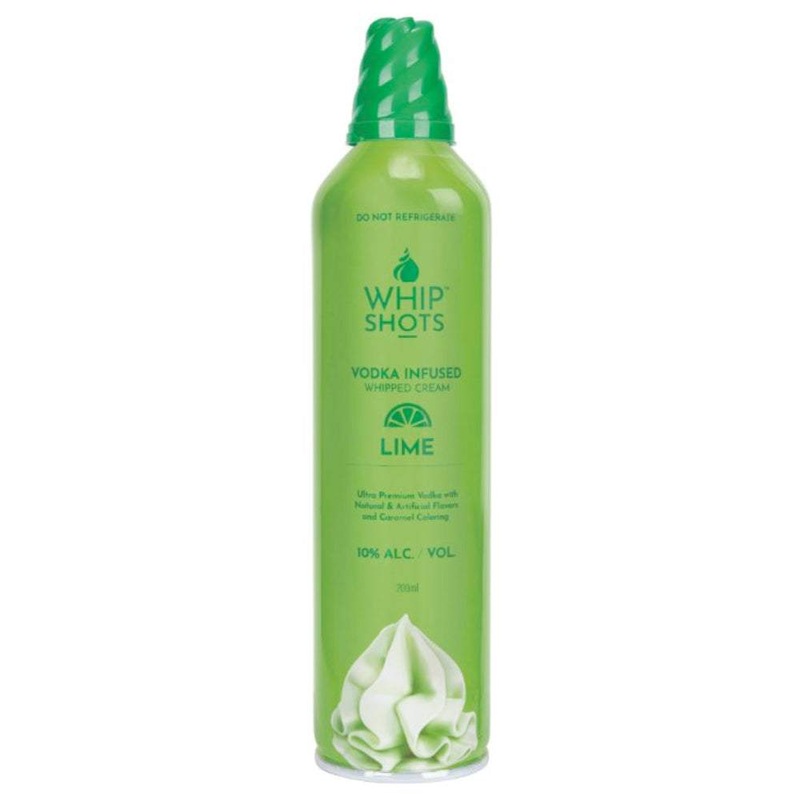 Cardi B Whip Shots Lime Vodka Infused Whipped Cream 200ml