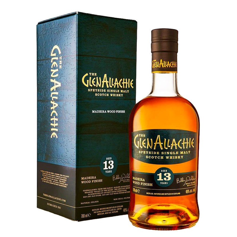 GlenAllachie 13 Year Aged Madeira Wood Finish Cask Strength Scotch 700ml