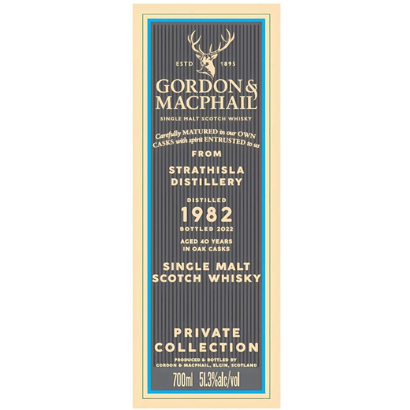 Gordon & Macphail 1982 Strathisla 40 Year Old Private Collection Scotch 700ml
