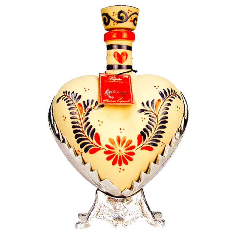 Grand Love Clay Heart Shaped Reposado Tequila