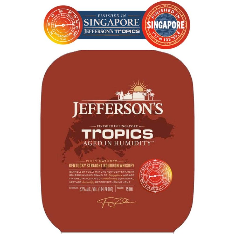 Jefferson’s Tropics Kentucky Straight Bourbon Finished in Singapore