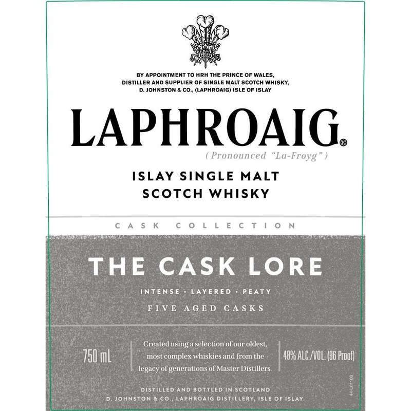 Laphroaig Cask Collection The Cask Lore Islay Single Malt Scotch