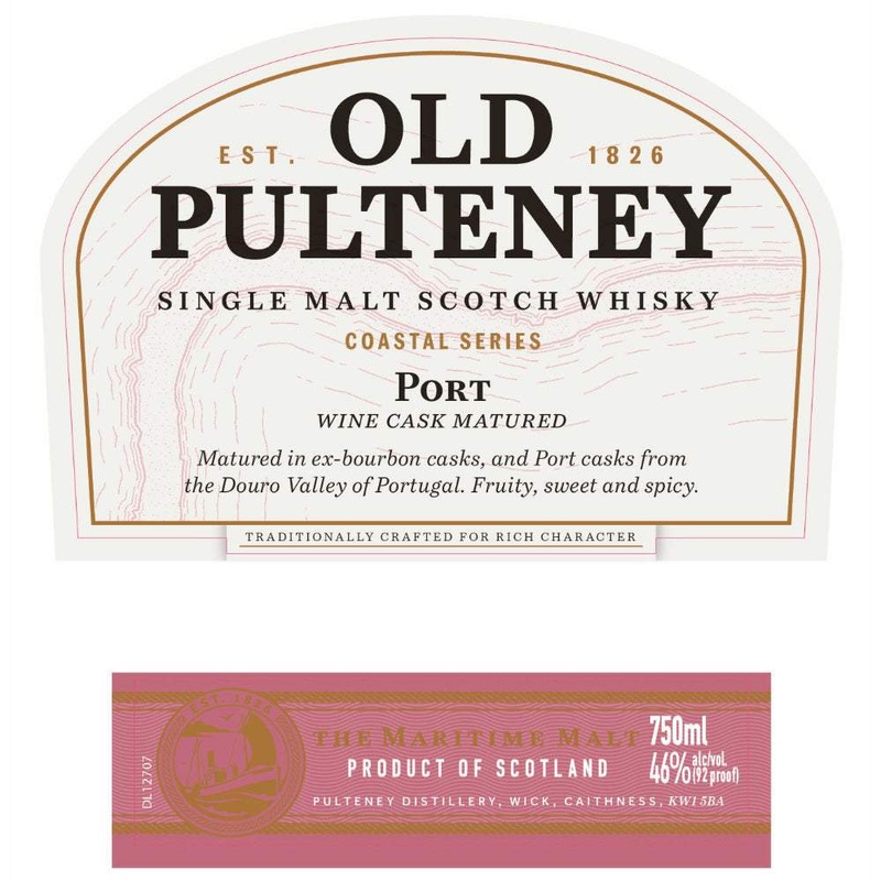 Old Pulteney Coastal Series Port Wine Cask Matured Scotch Whisky