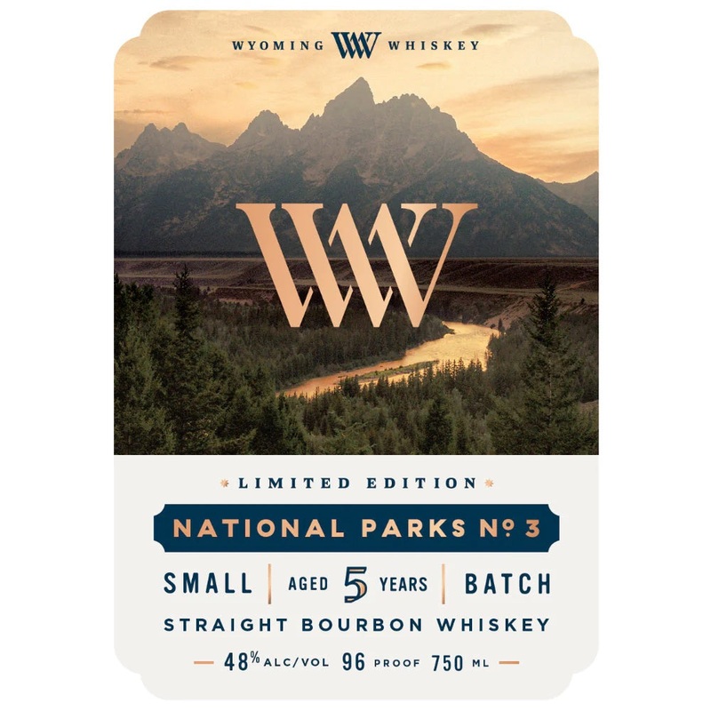 Wyoming Whiskey National Parks No. 3 Snake River, Grand Teton Bourbon