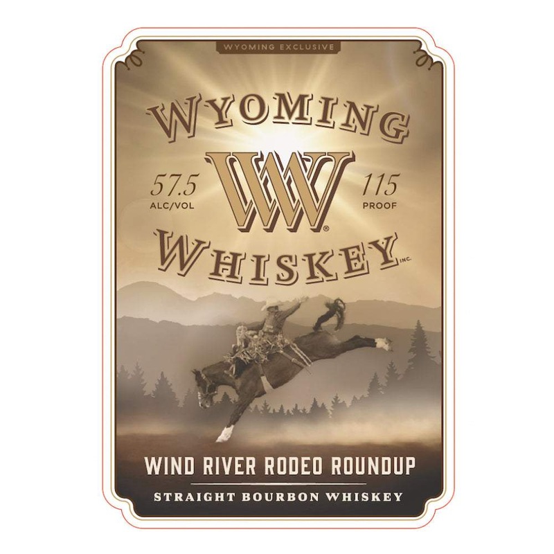 Wyoming Wind River Rodeo Roundup Straight Bourbon Whiskey