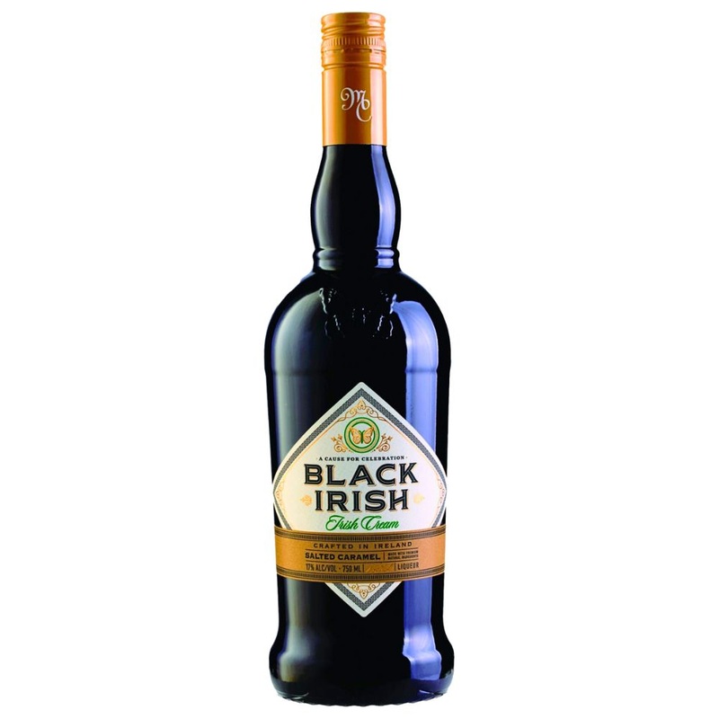 Black Irish Salted Caramel Irish Cream Liqueur