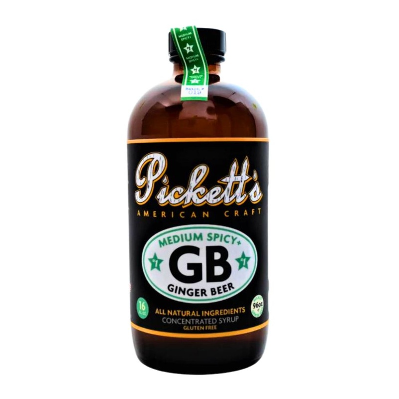Pickett’s American Craft Medium Spicy Ginger Beer Syrup 16 Fl Oz