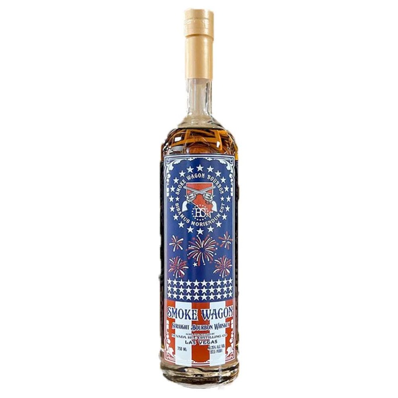 Smoke Wagon Limited Edition Red, White, and Blue Straight Bourbon 2023