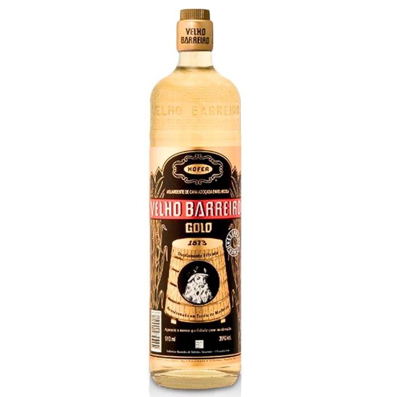 Velho Barreiro Gold Cachaca 1L
