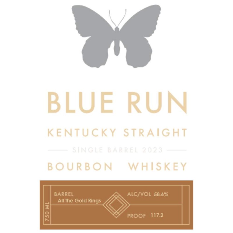 Blue Run ‘All The Gold Rings’ Single Barrel Bourbon 2023