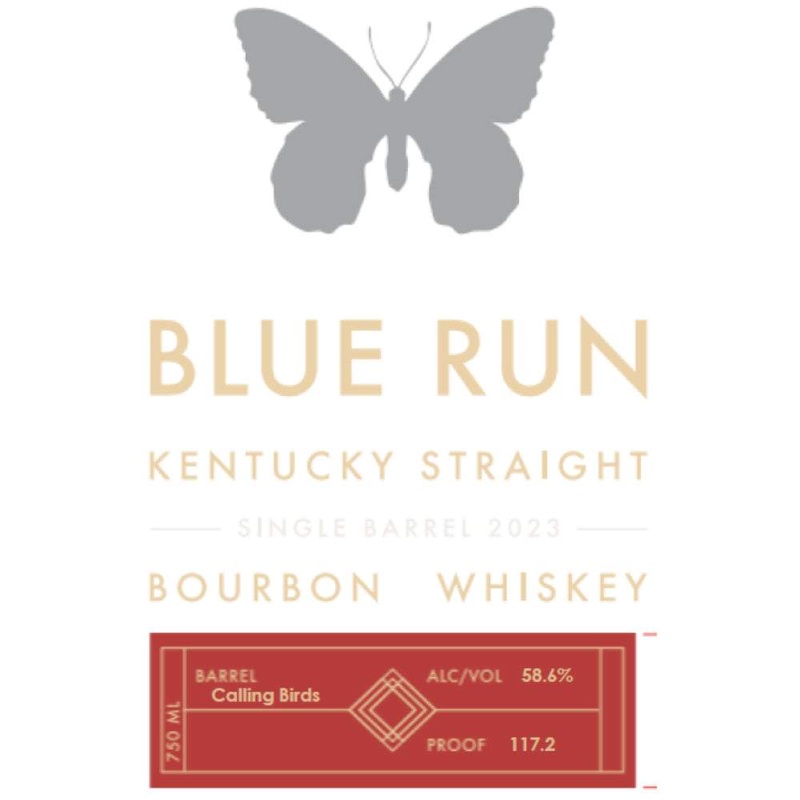 Blue Run Calling Birds’ Single Barrel Bourbon 2023