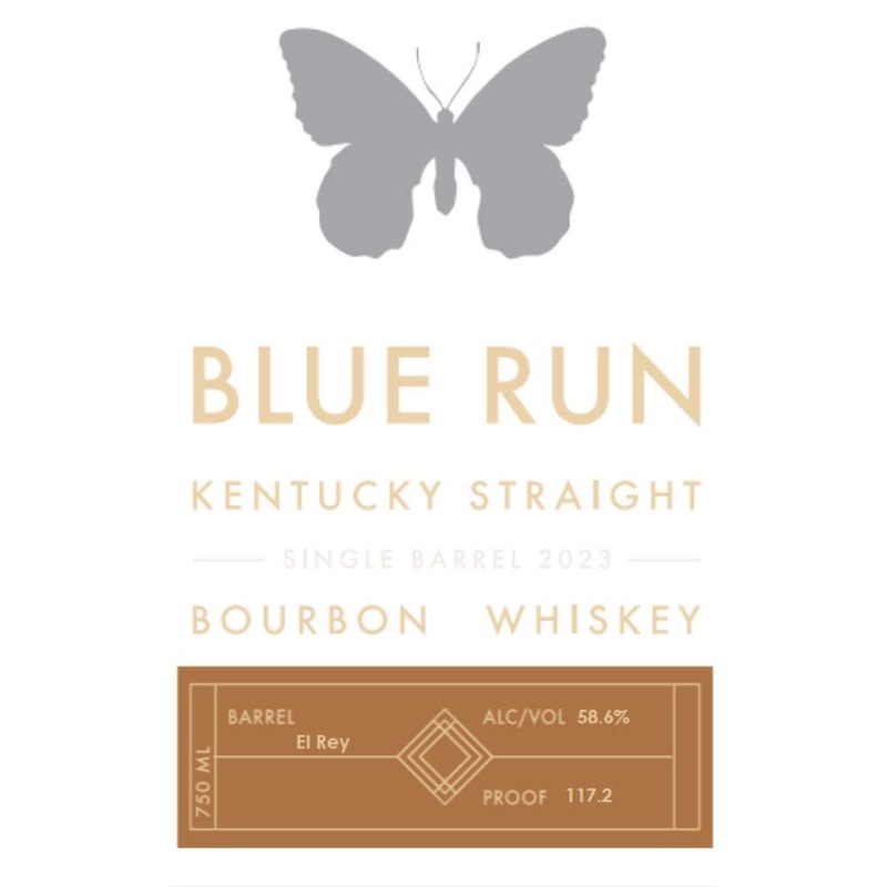 Blue Run El Rey Single Barrel Bourbon 2023