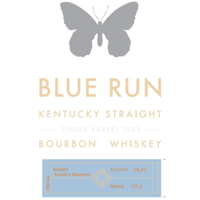 Blue Run Judah’s Hammer’ Single Barrel Bourbon 2023