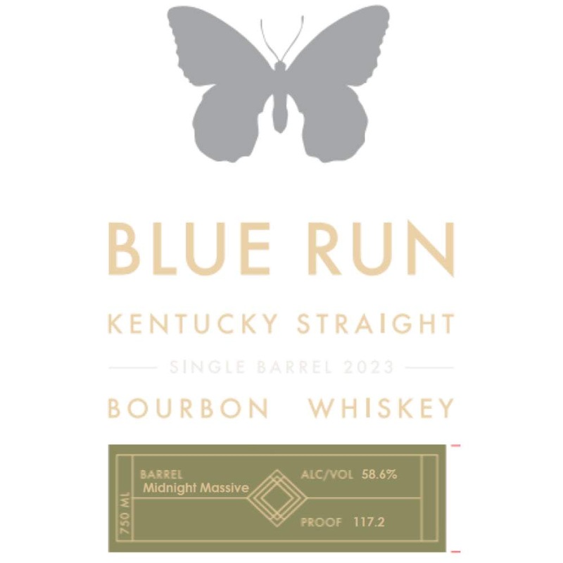 Blue Run Midnight Massive Single Barrel Bourbon 2023