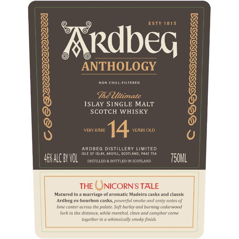 Ardbeg Anthology The Unicorns Tale 14 Year Old Scotch Whiskey