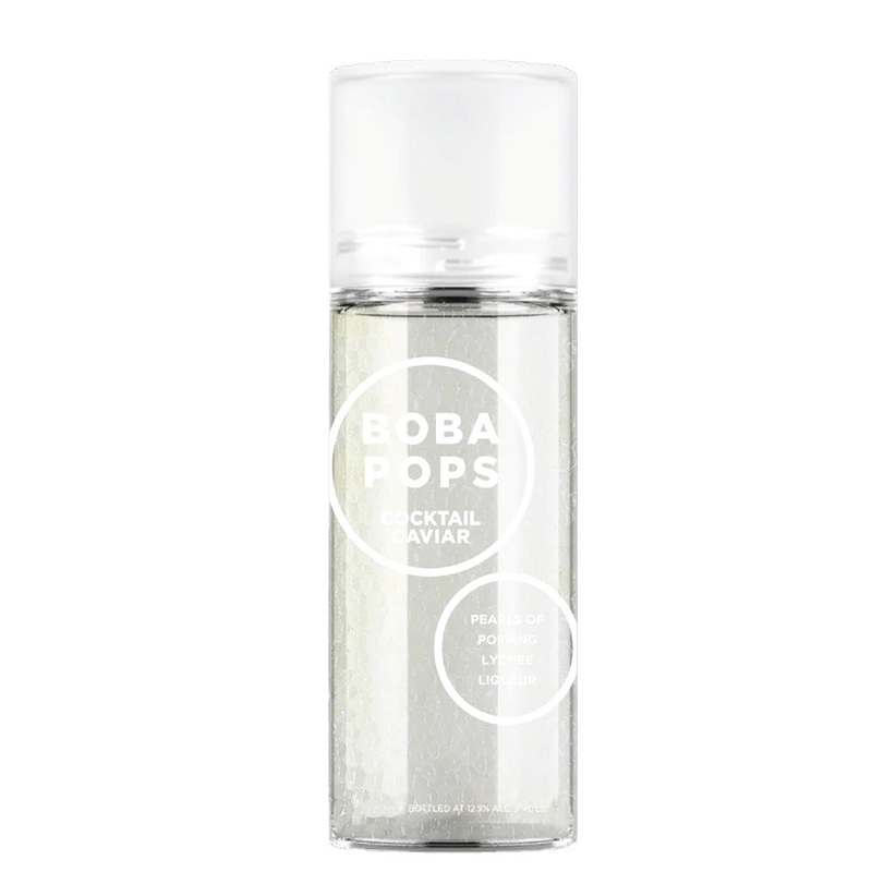Cocktail Caviar Boba Pops Popping Lychee Liqueur Pearls 375ml