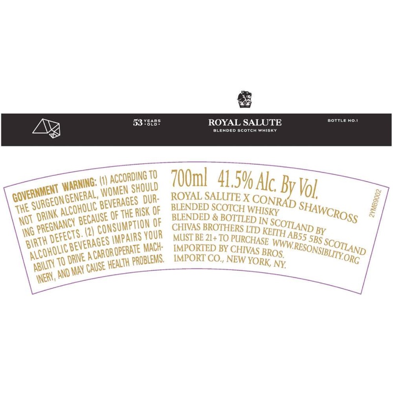 Royal Salute X Conrad Shawcross 53 Year Old Scotch Whisky