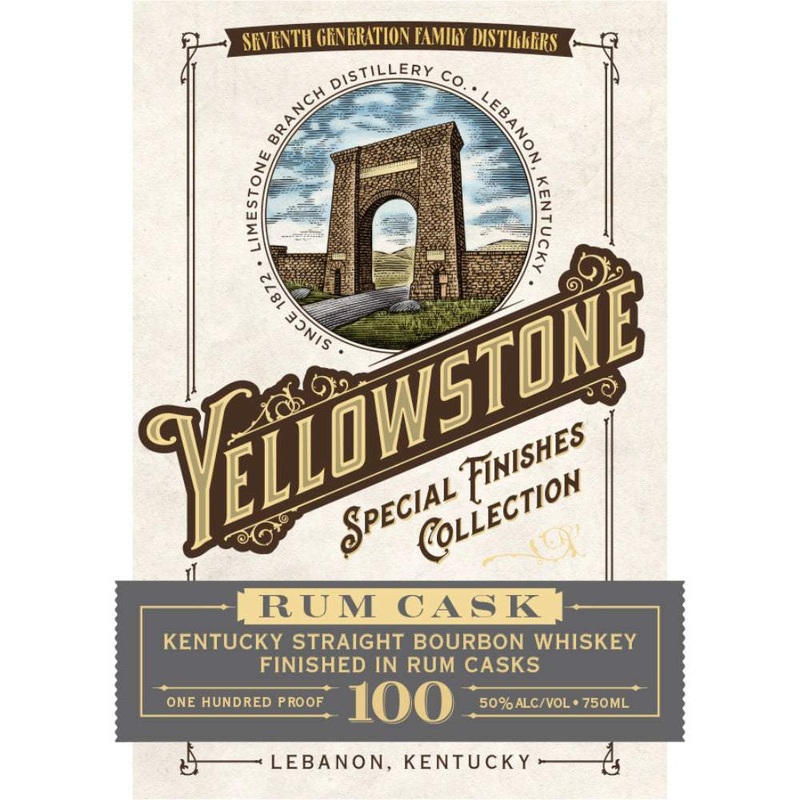 Yellowstone Special Finishes Collection Rum Cask Bourbon Whiskey