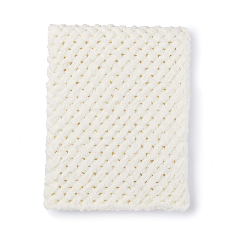 Bernat Craft Alize EZ Criss-Cross Baby Blanket