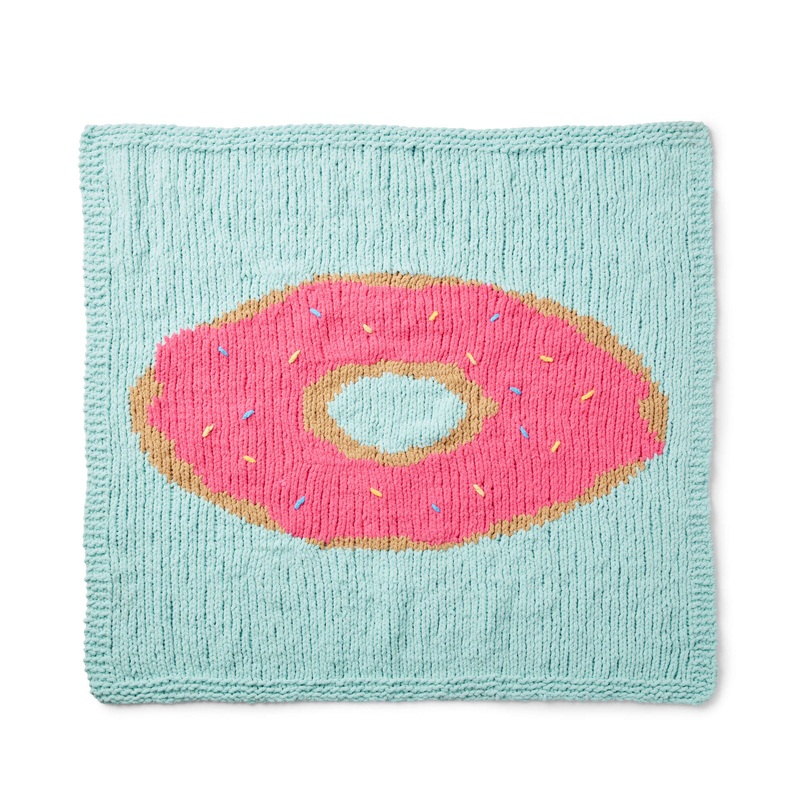 Bernat Knit Donut Blanket|Single Size