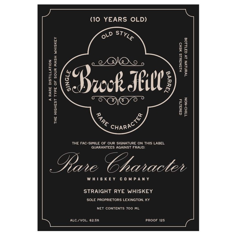 Brook Hill 10 Year Old Straight Rye