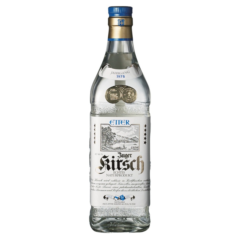 Etter Zuger Kirsch Eau-de-Vie Vintage 1978 Brandy 700ml