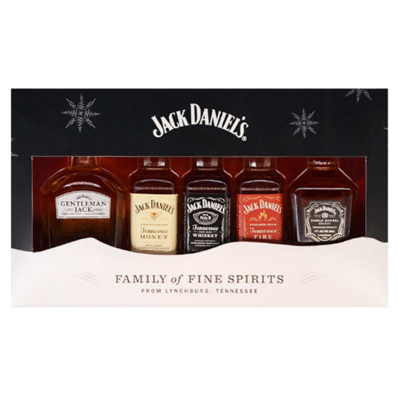 Jack Daniel’s Family of Fine Spirits 50ml 5 Pack