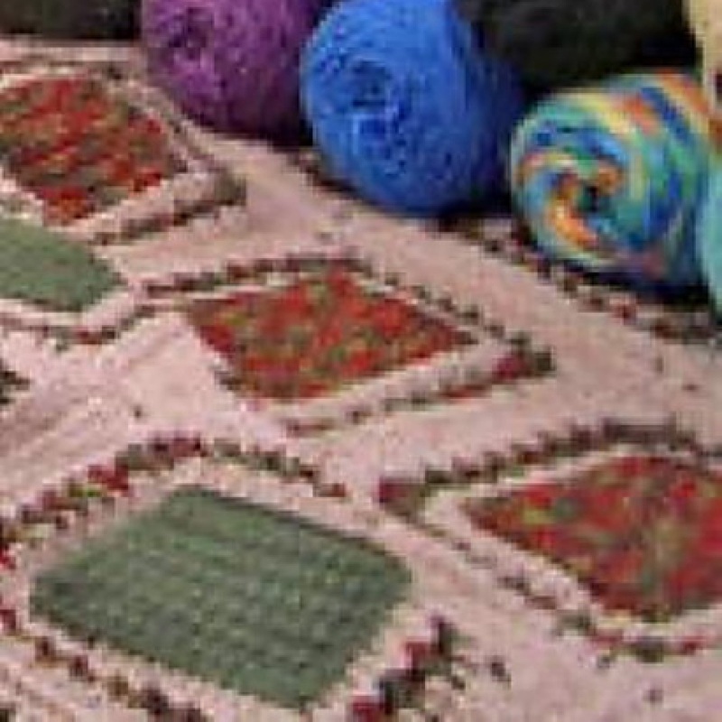 Red Heart Crochet Reversible Squares Afghan