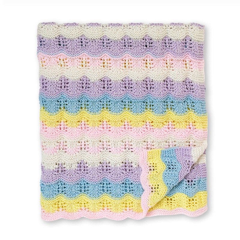 Bernat Baby Ripples Knit Blanket