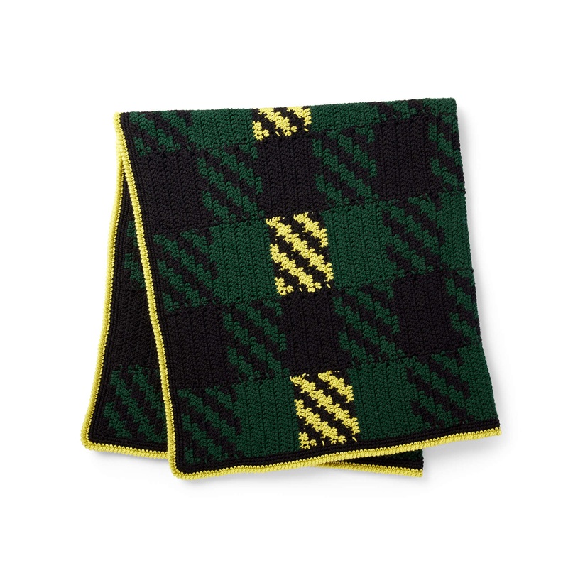 Bernat Check Please Crochet Blanket