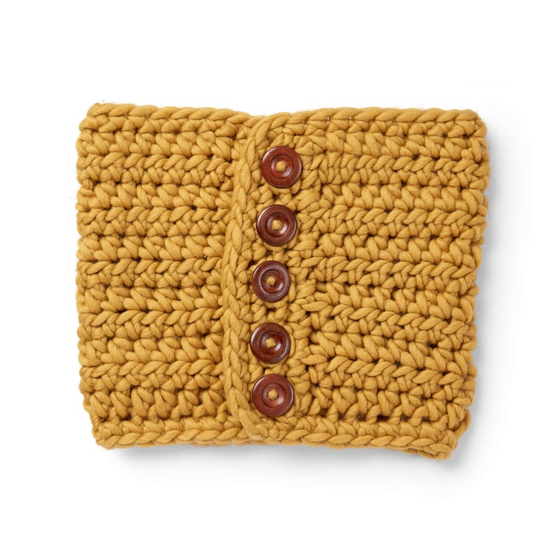 Sugar Bush Cool Button-Up Crochet Cowl
