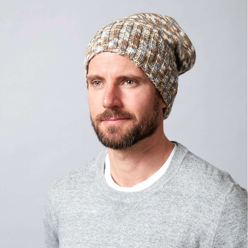 Sugar Bush Fire and Ice Knit Slouchy Hat