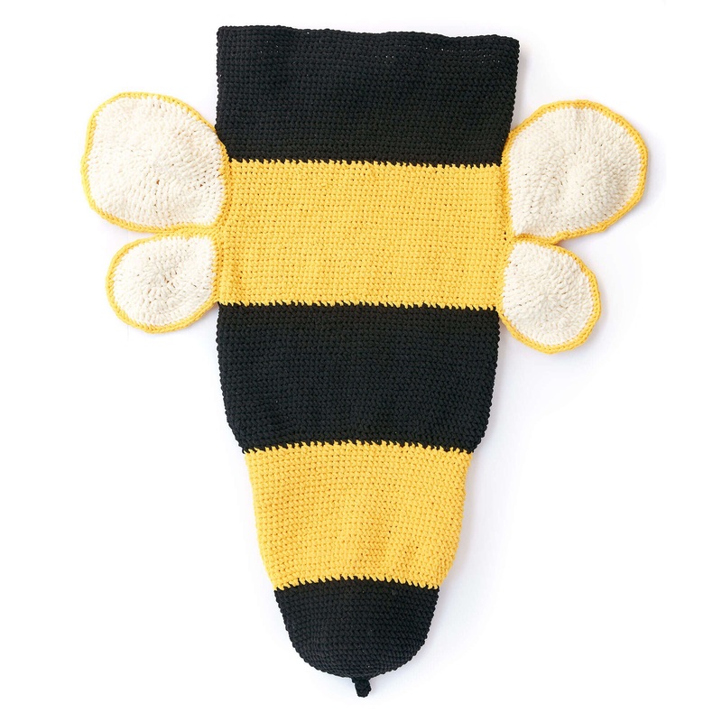 Bernat Bumble Bee Crochet Snuggle Sack