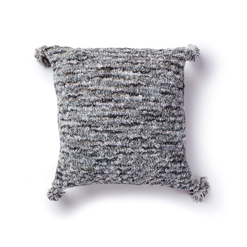 Bernat Cable Textured Knit Pillow