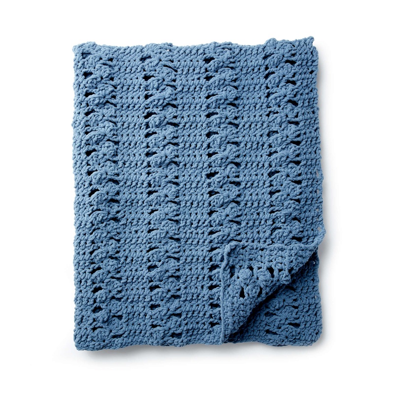 Bernat Cluster Panels Crochet Blanket