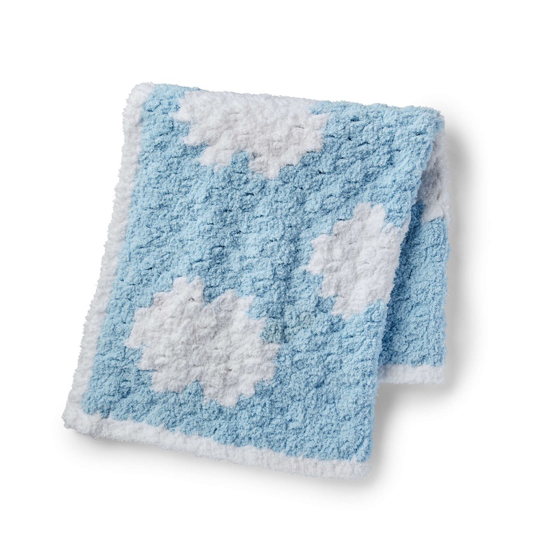 Bernat C2C Crochet Dreamy Clouds Baby Blanket