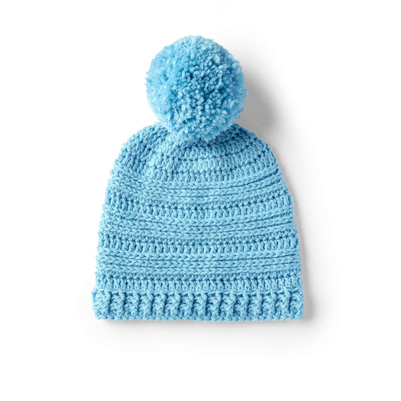 Red Heart Crochet for Warmth Horizon Hat