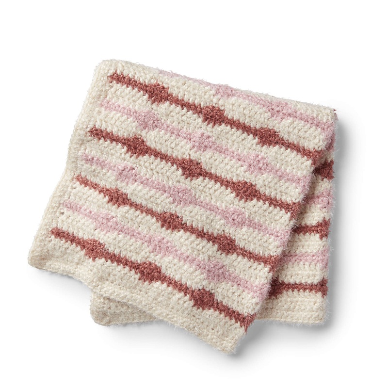Red Heart Crochet Friendship Baby Blanket