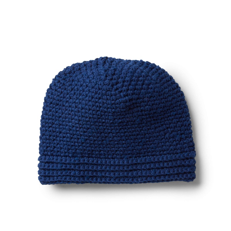 Red Heart Easy Texture Crochet Cap