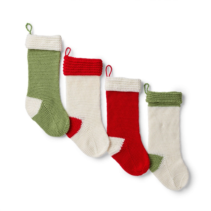 Red Heart Holiday Crochet Stocking
